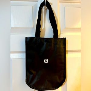 Lululemon small black and white bag